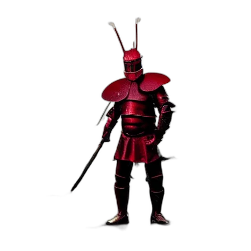 robot, sword, concept art, 3d render transparent PNG cut-out