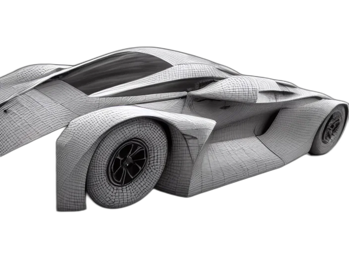 car, 3d render, concept art, photorealistic, pencil sketch, hyperrealism, detailed, textures transparent PNG cut-out