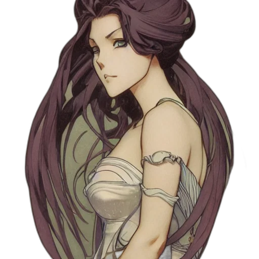 dress, crown, staff, jewelry, fantasy art, concept art, pixel art, anime transparent PNG cut-out