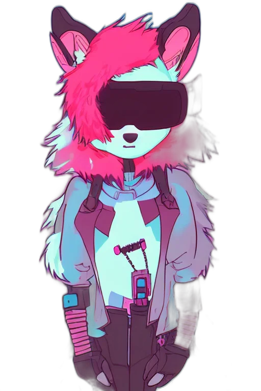 jacket, mask, robot, creature transparent PNG cut-out