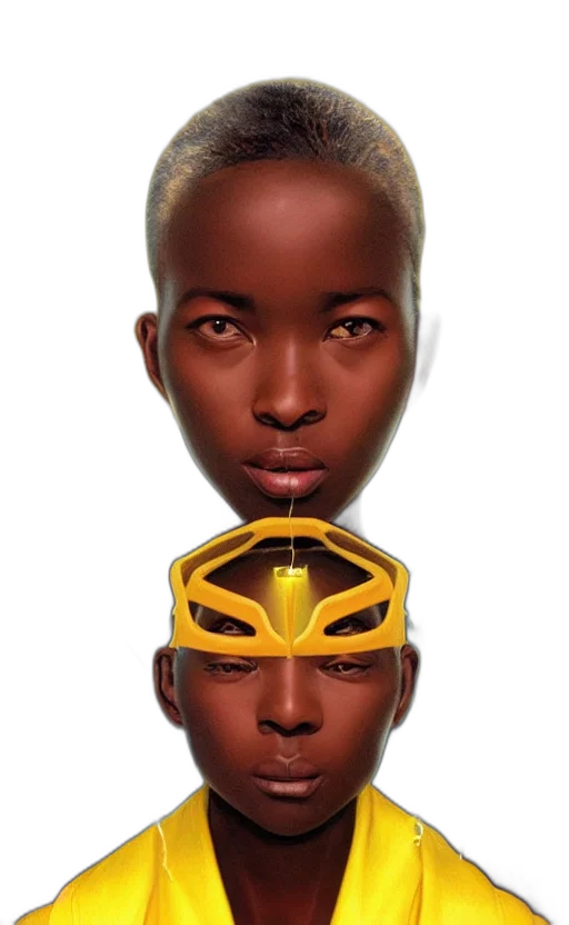 face, mask, crown, jewelry, concept art, comic book art, fantasy art, 3d render transparent PNG cut-out