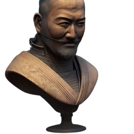 face, staff, mask, robot, 3d render, photorealistic, concept art, fantasy art transparent PNG cut-out