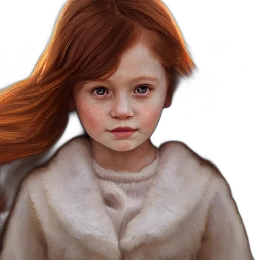 face, dress, hair, photorealistic, oil painting, fantasy art, concept art, red transparent PNG cut-out