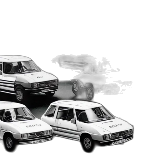 car, photorealistic, concept art, fantasy art, comic book art, fog, all, renault transparent PNG cut-out