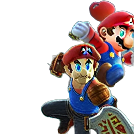 3d render, concept art, smash, bros transparent PNG cut-out