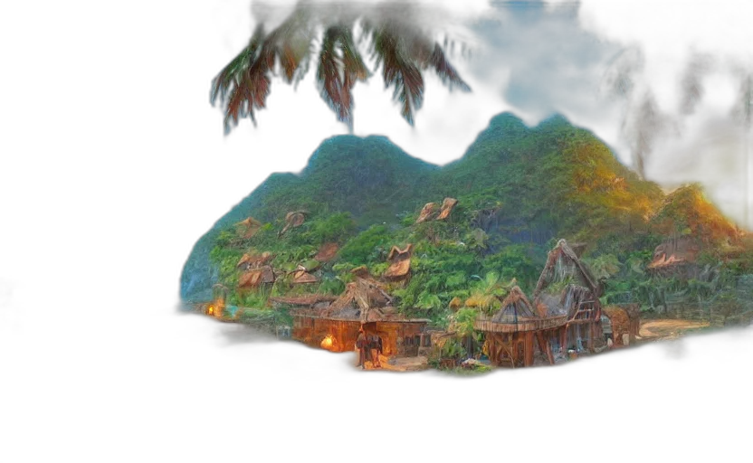 3d render, concept art, photorealistic, fantasy art transparent PNG cut-out
