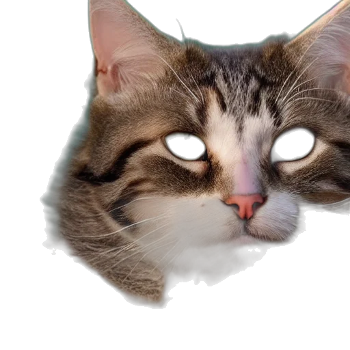 animal, face, creature, staff, photorealistic, 3d render, concept art, vaporwave transparent PNG cut-out