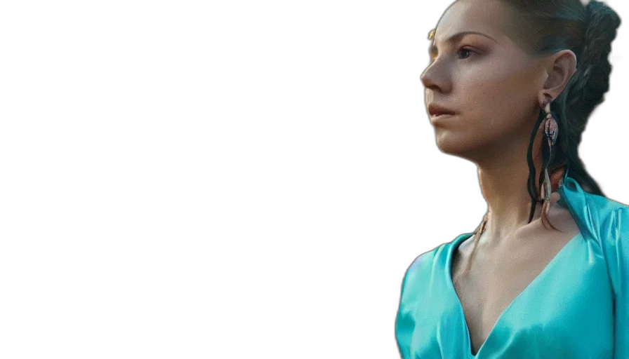 jewelry, dress, robot, face transparent PNG cut-out