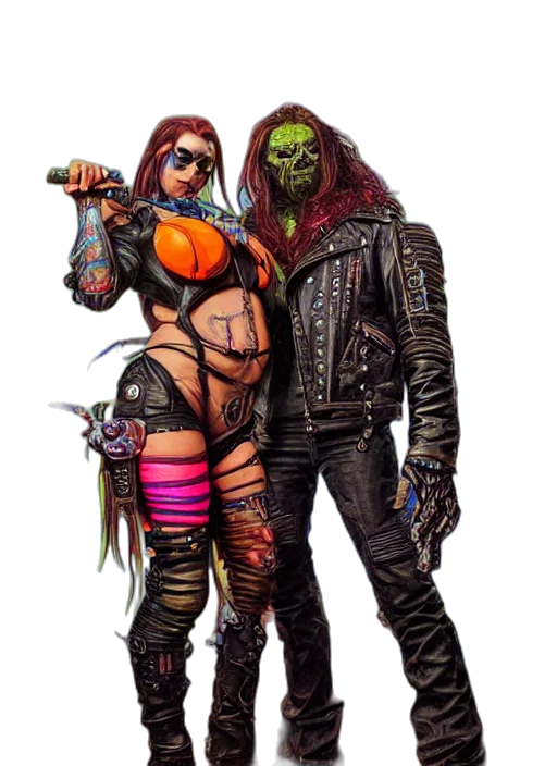 mask, cyberpunk, concept art, fantasy art transparent PNG cut-out