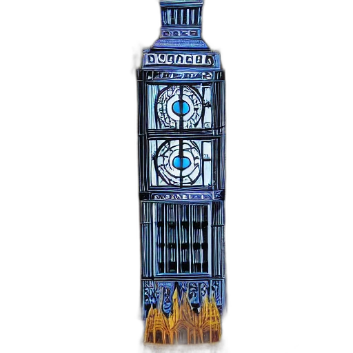 building, jewelry, concept art, 3d render transparent PNG cut-out