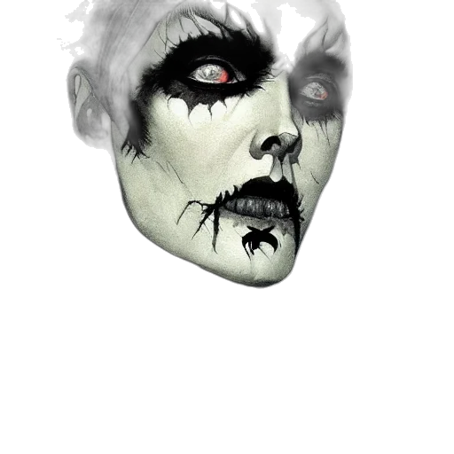 mask, face, creature, crown, fantasy art, photorealistic, 3d render, concept art transparent PNG cut-out
