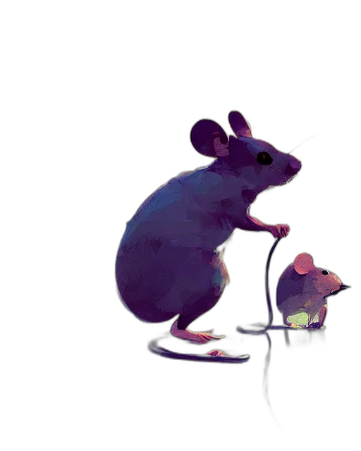 animal, creature, concept art, watercolor, cyberpunk, 3d render, neon lights, fog transparent PNG cut-out