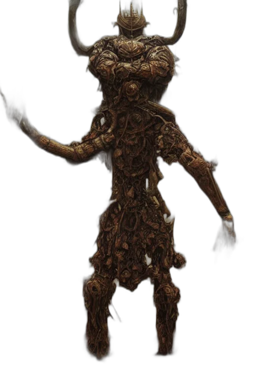 creature, staff, robot, mask transparent PNG cut-out