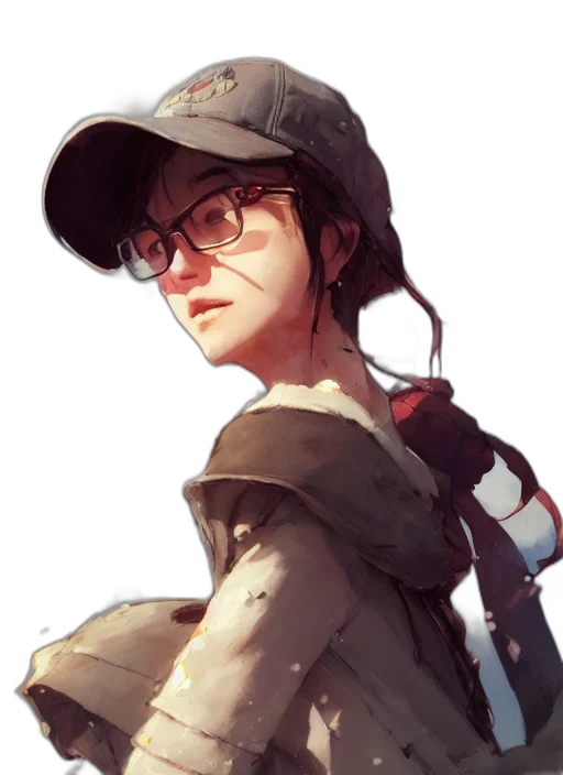 staff, face, hat, weapon transparent PNG cut-out