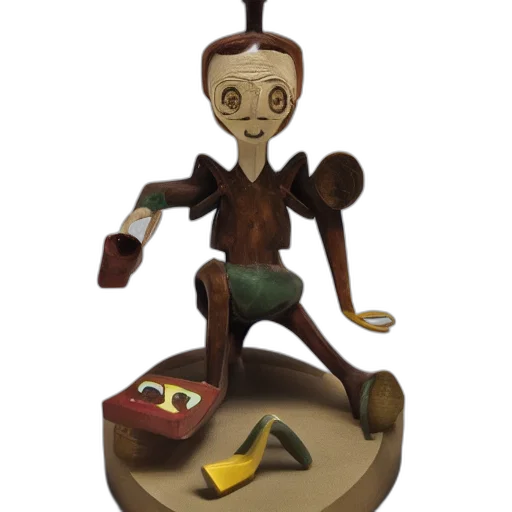 robot, mask, creature, staff transparent PNG cut-out