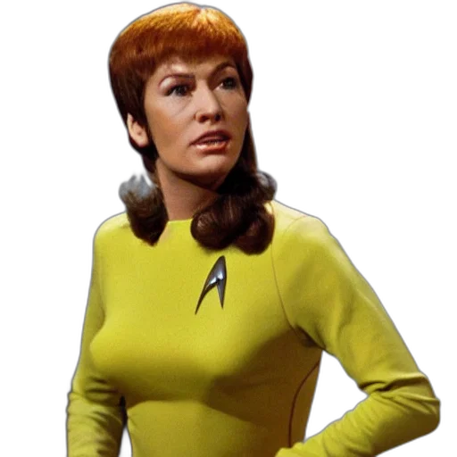 dress, staff, outer space, janice, lester, captain, kirk, star transparent PNG cut-out