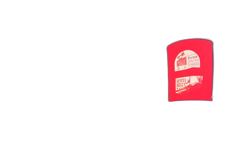 3d render, pixel art, concept art, red transparent PNG cut-out