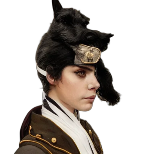 hat, staff, crown, animal transparent PNG cut-out