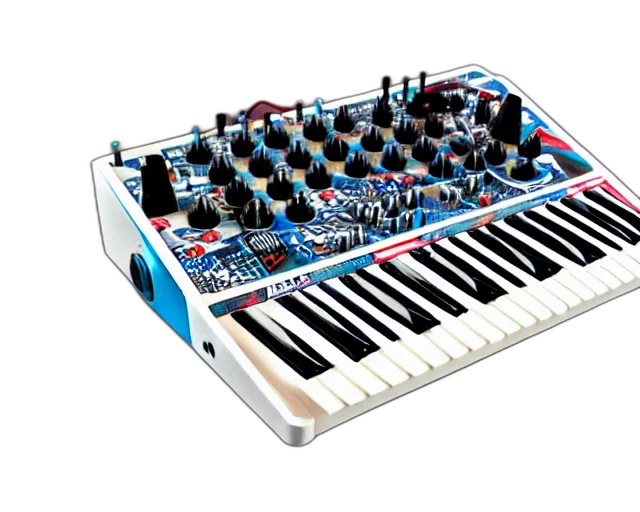 modular, buchla, synthesizer, white transparent PNG cut-out