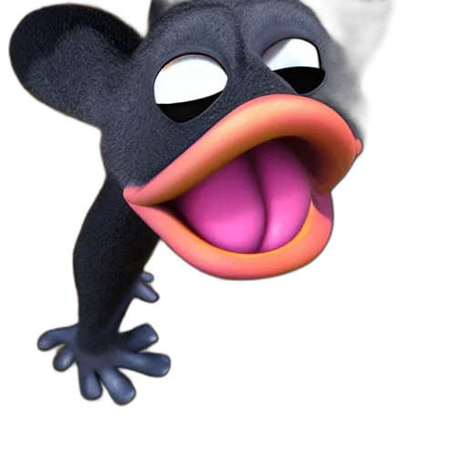 animal, creature, face, mask, 3d render, concept art, cartoon, photorealistic transparent PNG cut-out