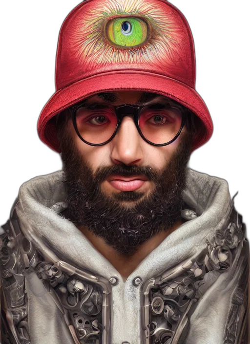 hat, face, jacket, mask transparent PNG cut-out