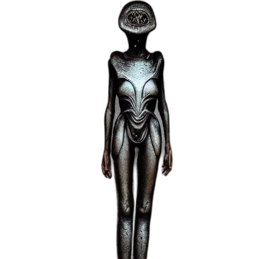 dress, jewelry, robot, mask, concept art, 3d render, comic book art, outer space transparent PNG cut-out