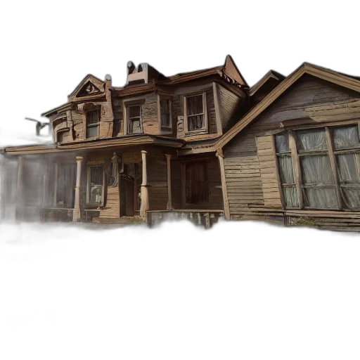 building, concept art, 3d render, photorealistic transparent PNG cut-out
