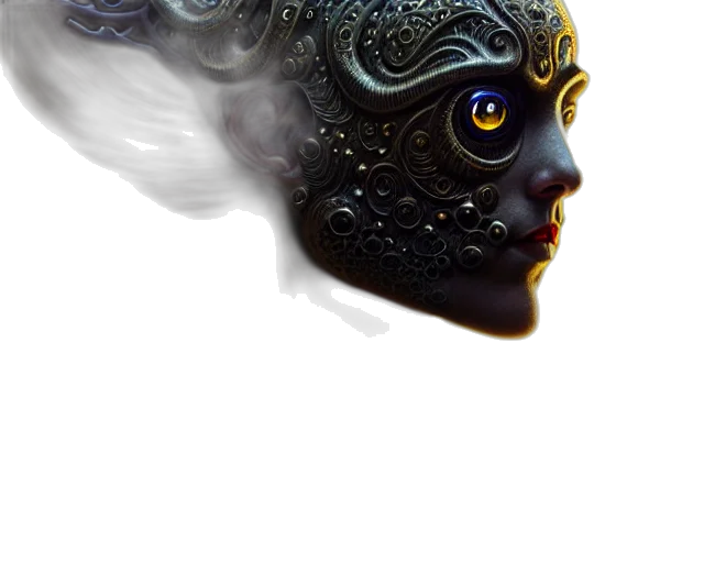 mask, face, crown, robot transparent PNG cut-out