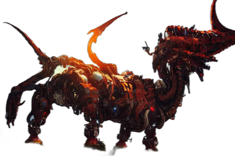 dragon, animal, weapon, creature transparent PNG cut-out