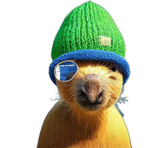 hat, animal, staff, jacket transparent PNG cut-out