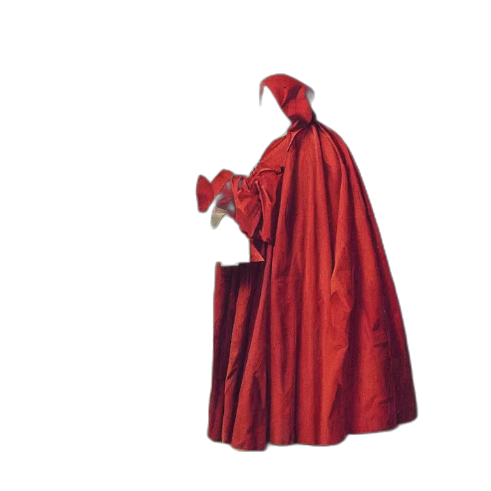 dress, jacket, crown, staff transparent PNG cut-out