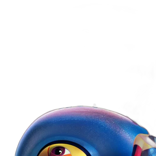 mask, robot, face, creature, 3d render, concept art, photorealistic, comic book art transparent PNG cut-out