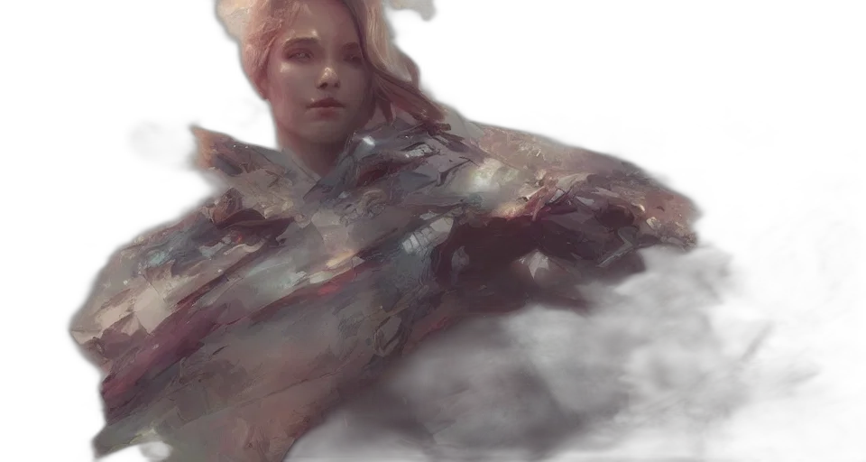 dragon, dress, creature, sword transparent PNG cut-out