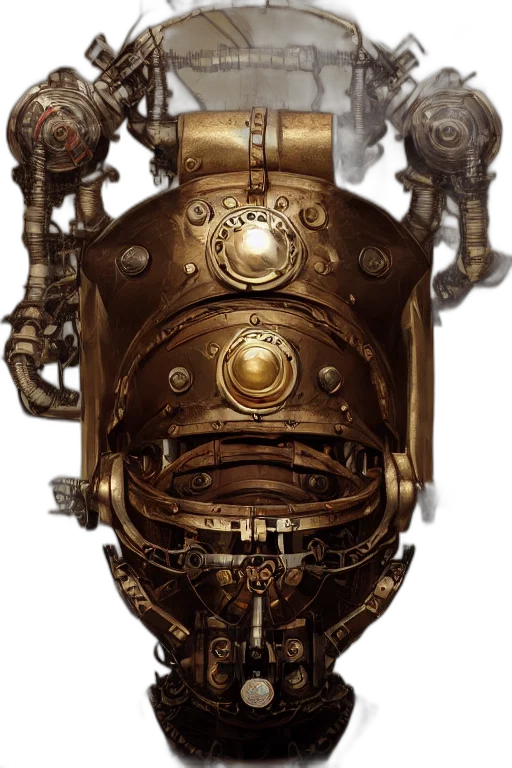 robot, mask, weapon, face transparent PNG cut-out