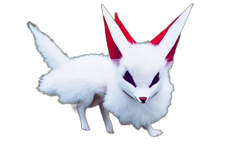 animal, creature, staff, mask, concept art, pixel art, 3d render, fantasy art transparent PNG cut-out