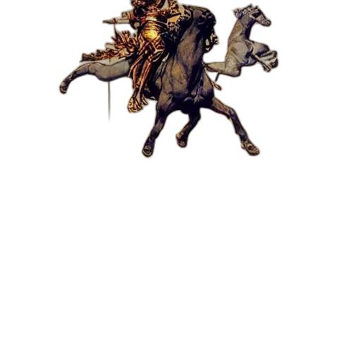 dragon, staff, creature, animal transparent PNG cut-out
