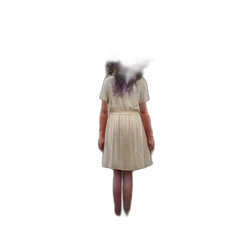 dress, hair, creature, hat transparent PNG cut-out