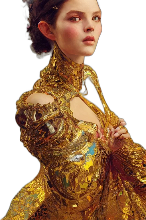 dress, jewelry, crown, jacket transparent PNG cut-out