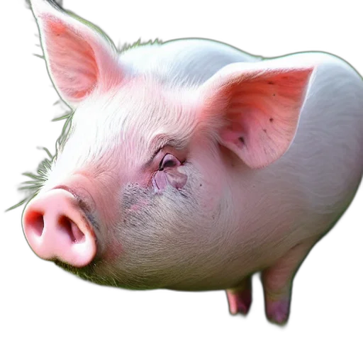 animal, face, food, creature, photorealistic, 3d render, concept art, happy transparent PNG cut-out