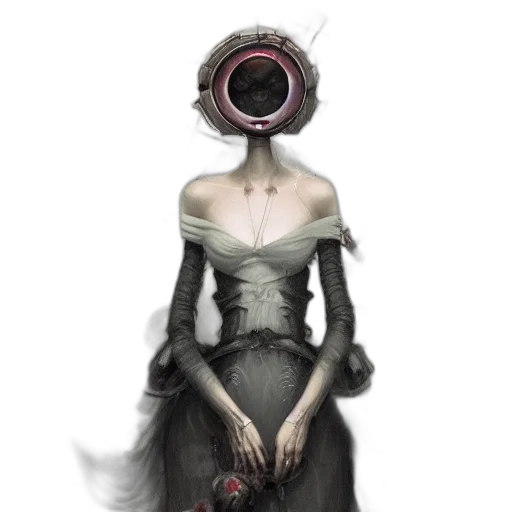 mask, dress, creature, robot transparent PNG cut-out