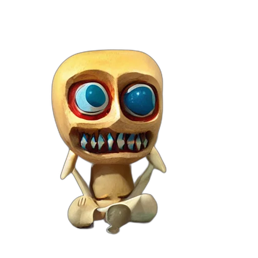 robot, creature, mask, staff transparent PNG cut-out