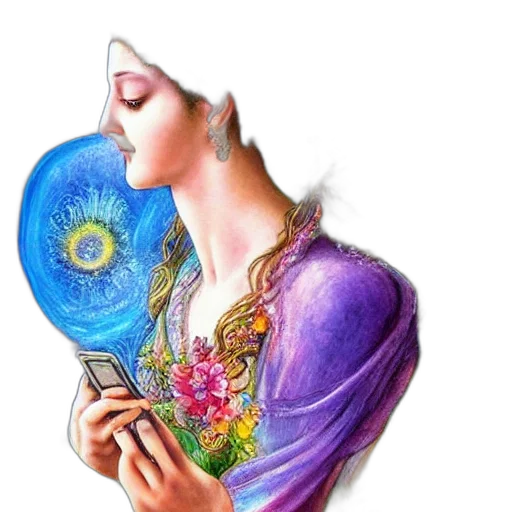 jewelry, mask, staff, flower transparent PNG cut-out