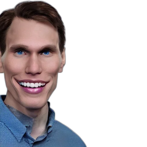 face, creature, robot, jacket transparent PNG cut-out