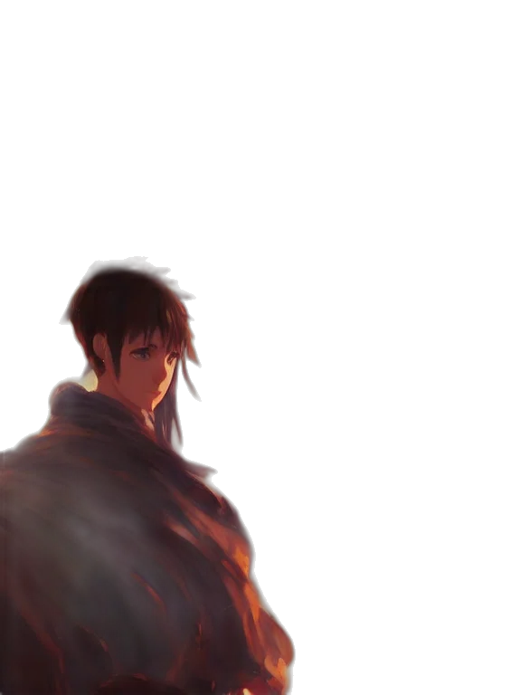 dragon, weapon, sword, jacket transparent PNG cut-out