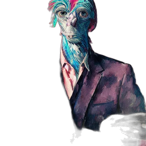 mask, face, creature, staff transparent PNG cut-out