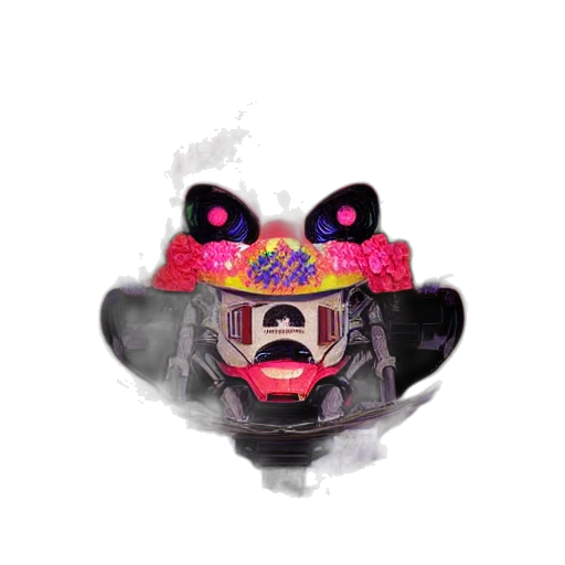 mask, hat, face, dragon, photorealistic, 3d render, concept art, fantasy art transparent PNG cut-out