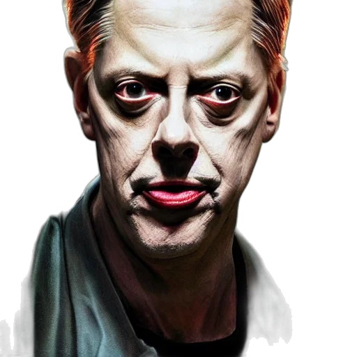 face, mask, creature, photorealistic transparent PNG cut-out