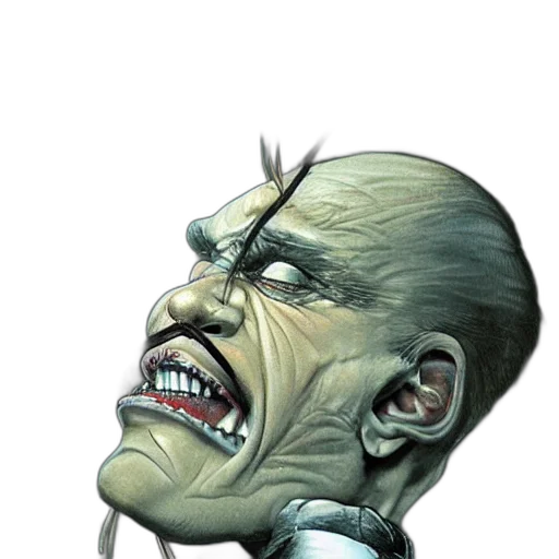 face, staff, mask, creature transparent PNG cut-out