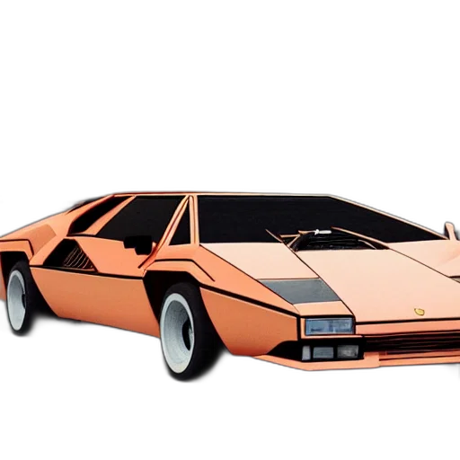 car, concept art, photorealistic, 3d render transparent PNG cut-out