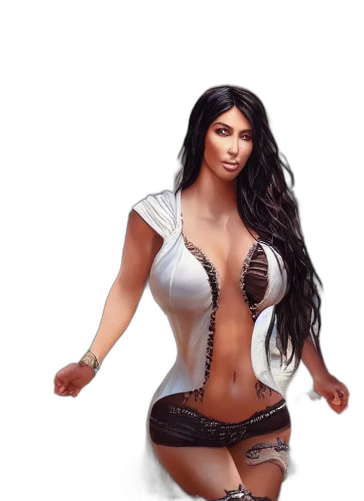 dress, jewelry, photorealistic, 3d render transparent PNG cut-out